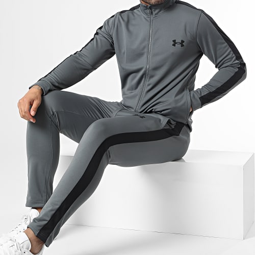 Ensemble De Survetement A Bandes 1357139 Gris Anthracite