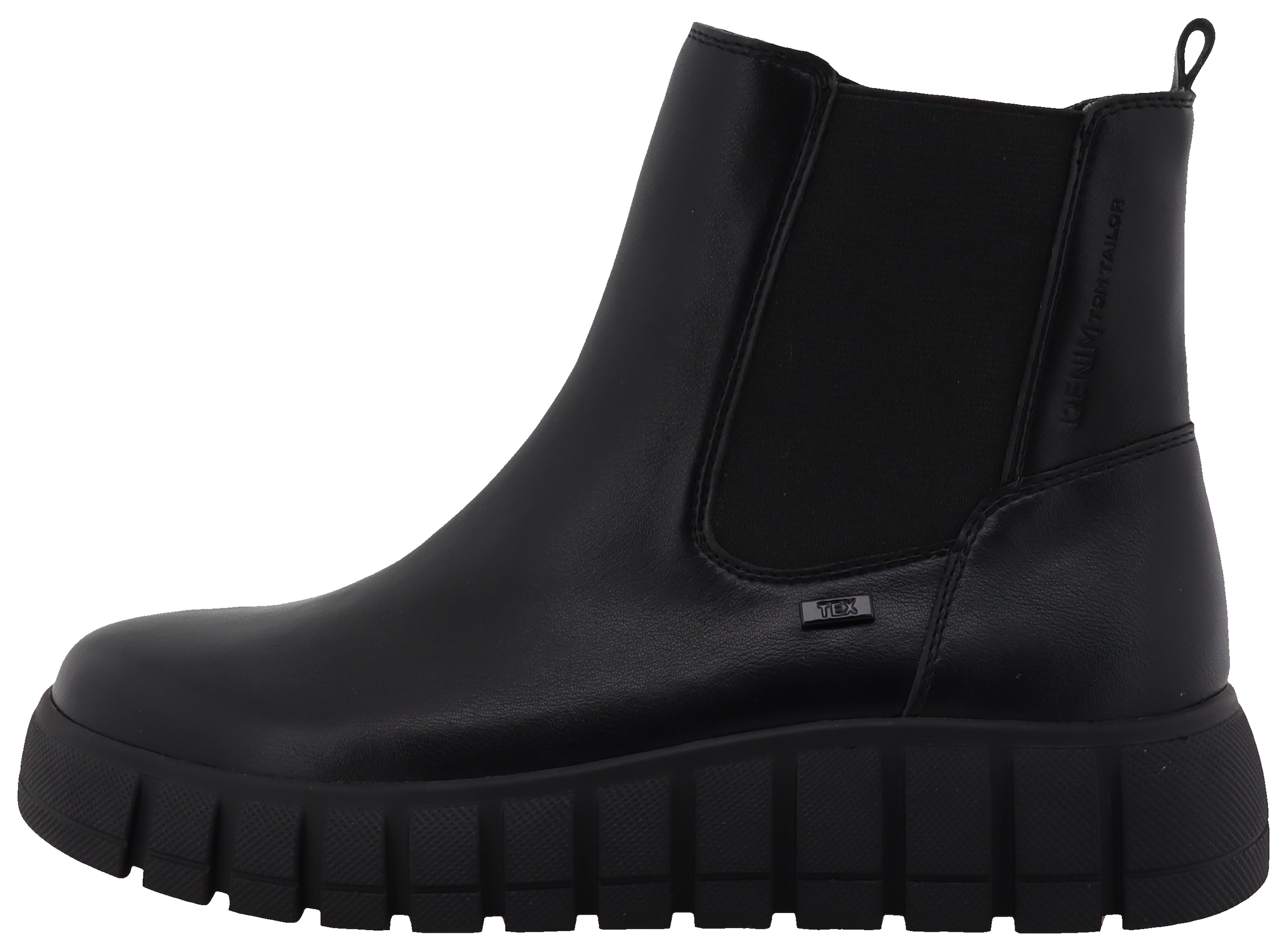 TOM TAILOR Chelseaboots  Keilstiefelette, Plateauboots mit Reissverschluss