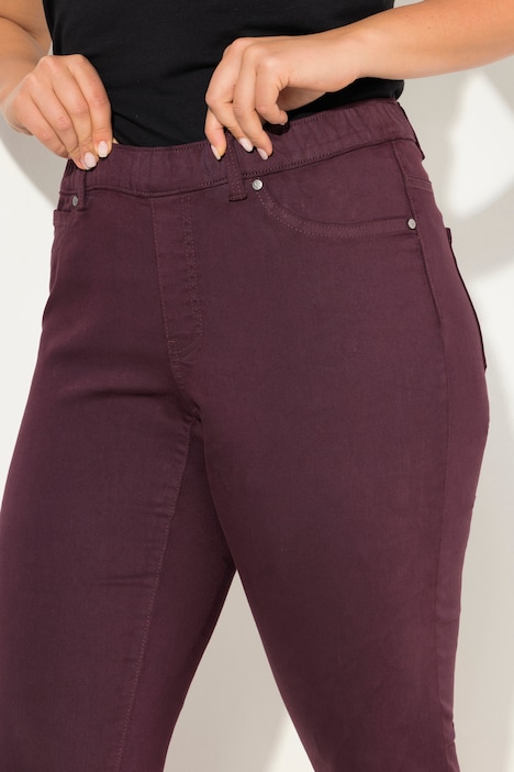 Schlupfjeans Sienna, schmales Bein, Elastikbund