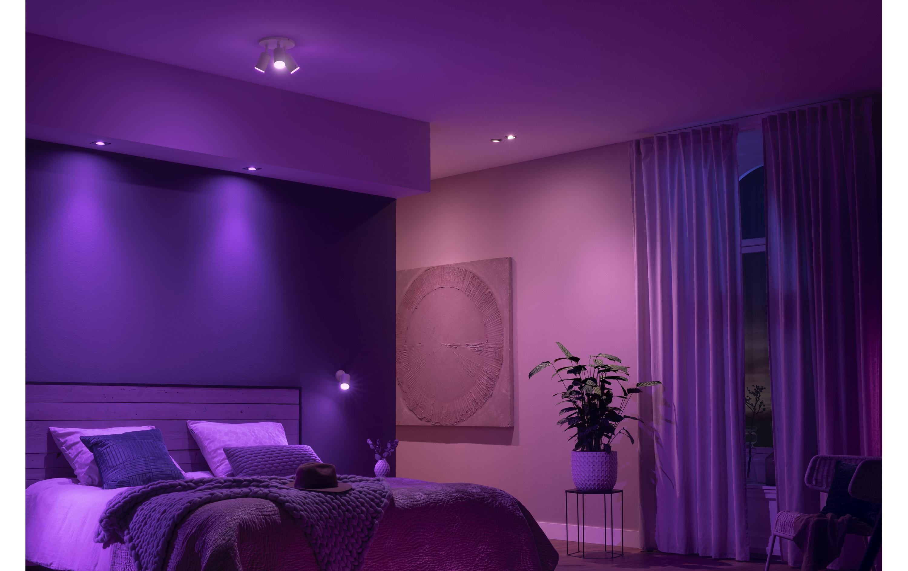 White & Color Ambiance Fugato 3er-Spot Weiss<br>3er-Spot mit Weisstönen und mehr als 16 Millionen Farben