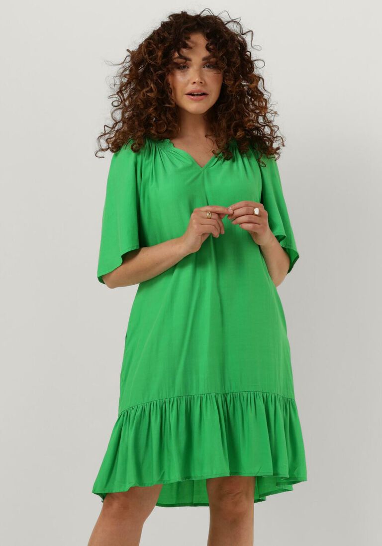 CO\\'COUTURE groene co'couture mini jurk sunrise flo crop dress