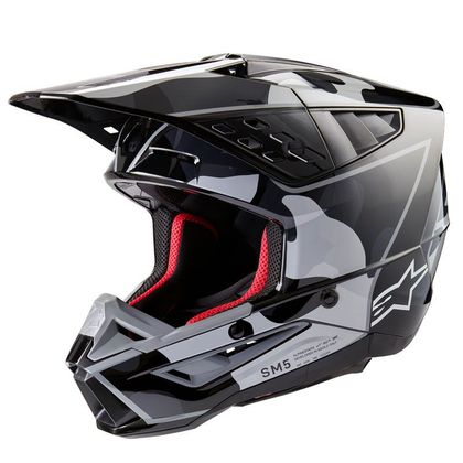 Casque cross Alpinestars SUPERTECH S-M5 - ROVER 2 2023 - Noir / Gris