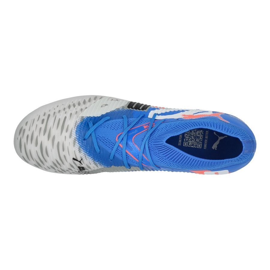 PUMA Future 8 Match MG Forever - Blanc/Bleu/Gris/Noir/Glowing Red ÉDITION LIMITÉE