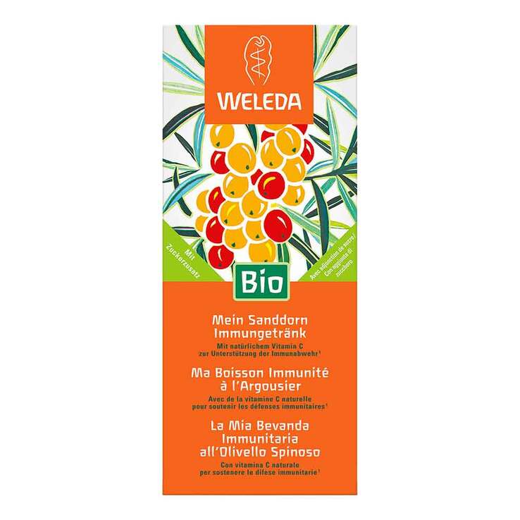 Weleda Mein Sanddorn Immungetränk, 200 ml