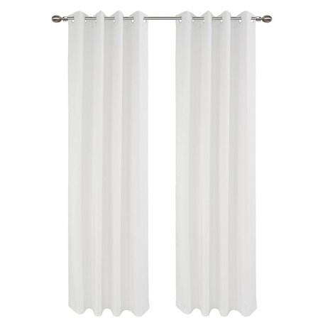 Gordijnen In Between - Haken of Ringen - Off White