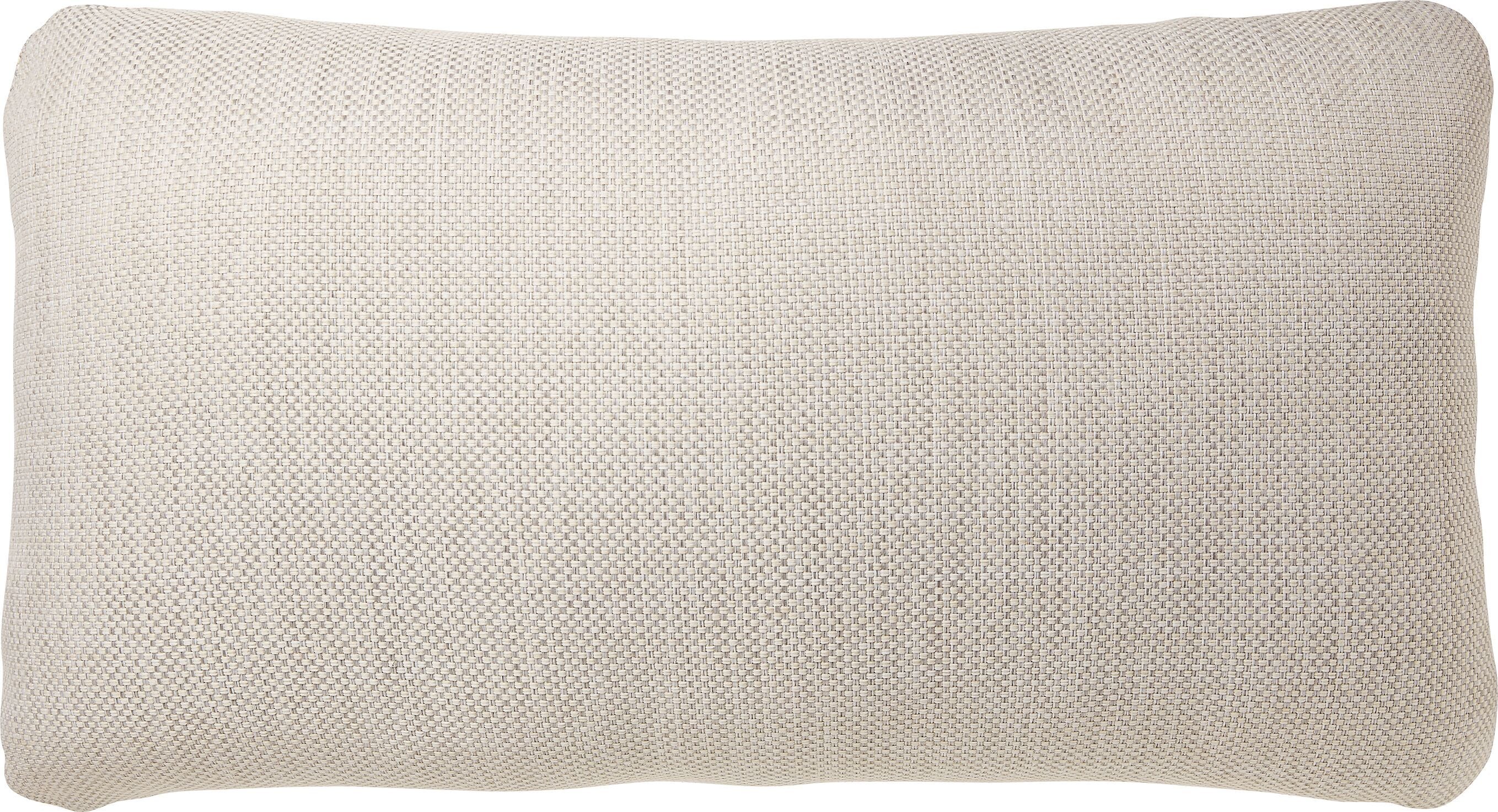 NIHOA Lounge Rückenkissen - Hellgrau / B: 76.0 cm x T: 17.0 cm x H: 44.0 cm