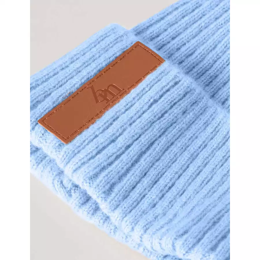 BabyMocs Mütze Vegan blau