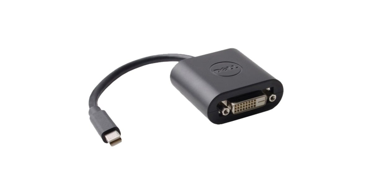 DellMini DisplayPort naar DVI adapter  (Zwart)