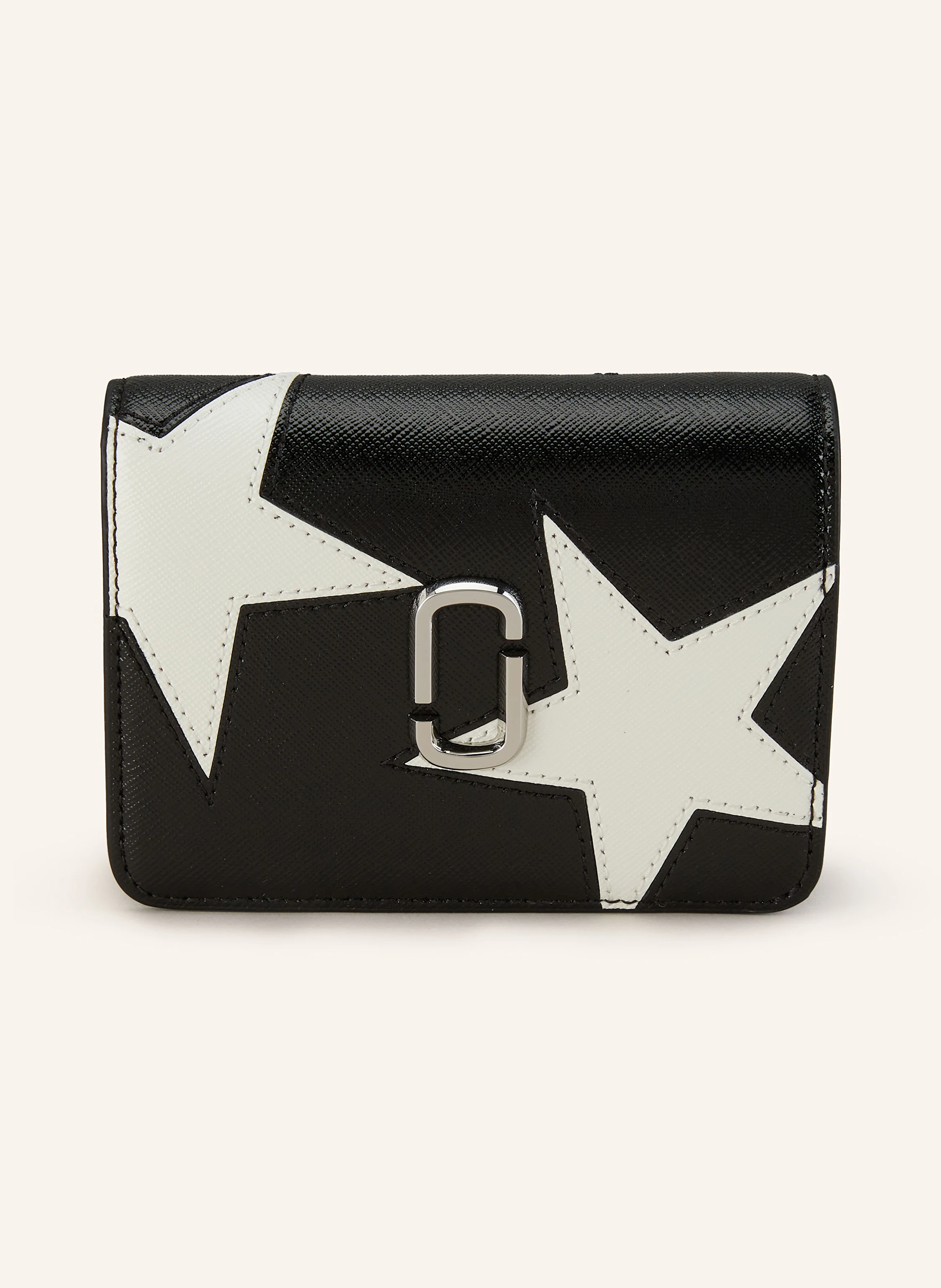 MARC JACOBS Saffiano-Geldbörse THE MINI COMPACT WALLET