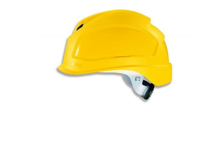 uvex Schutzhelm Pheos B-S-WR, Gelb Bauhelm