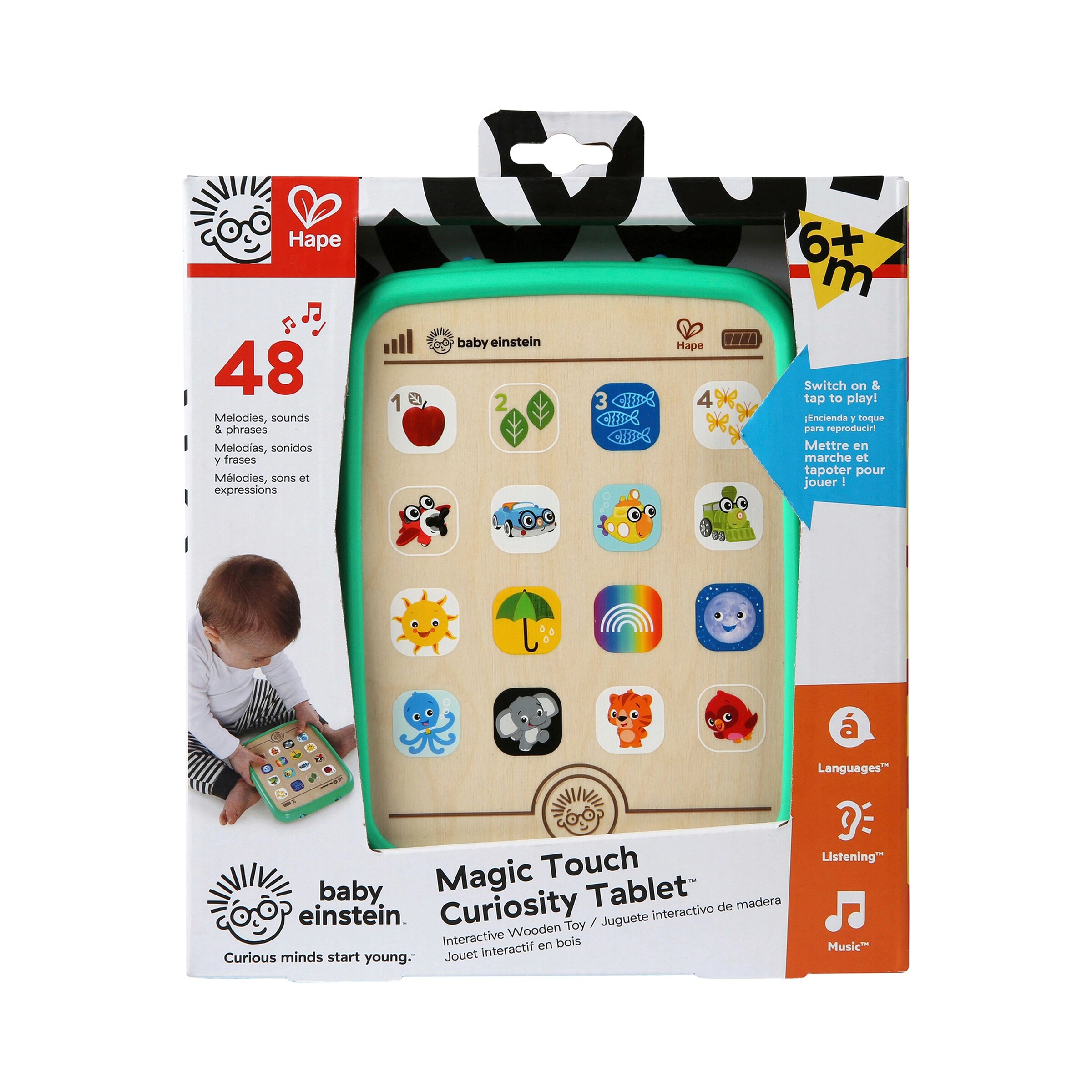 Hape - Baby Einstein Baby Lerntablet DE/IT/EN Magic Touch