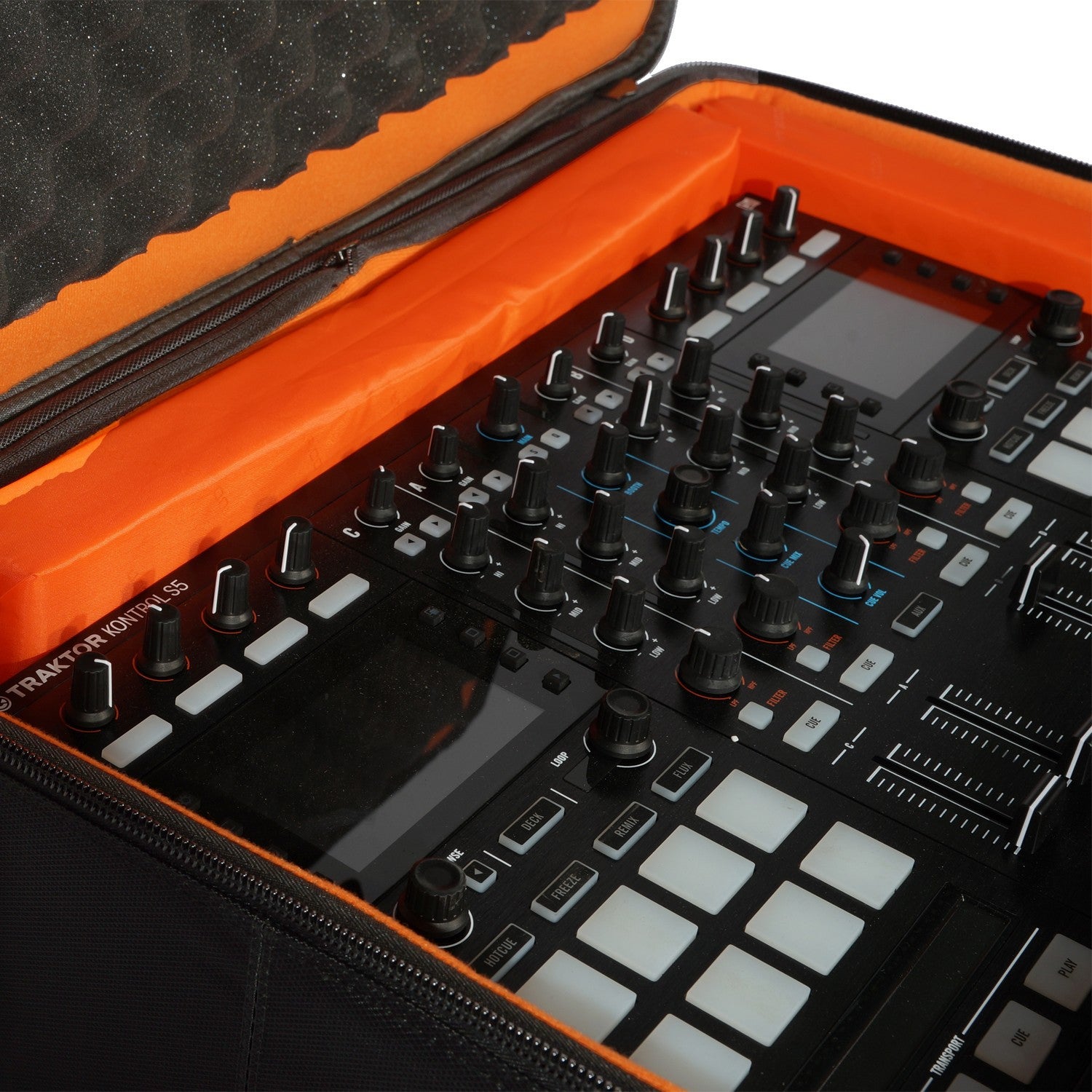 UDG Ultimate MIDI Controller Backpack Small Black Orange Inside