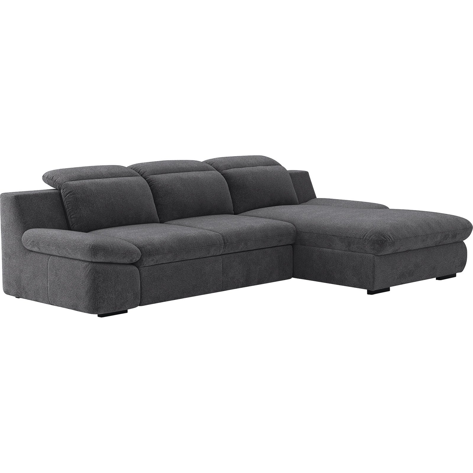 Ecksofa Lorena Stoff, Recamière rechts