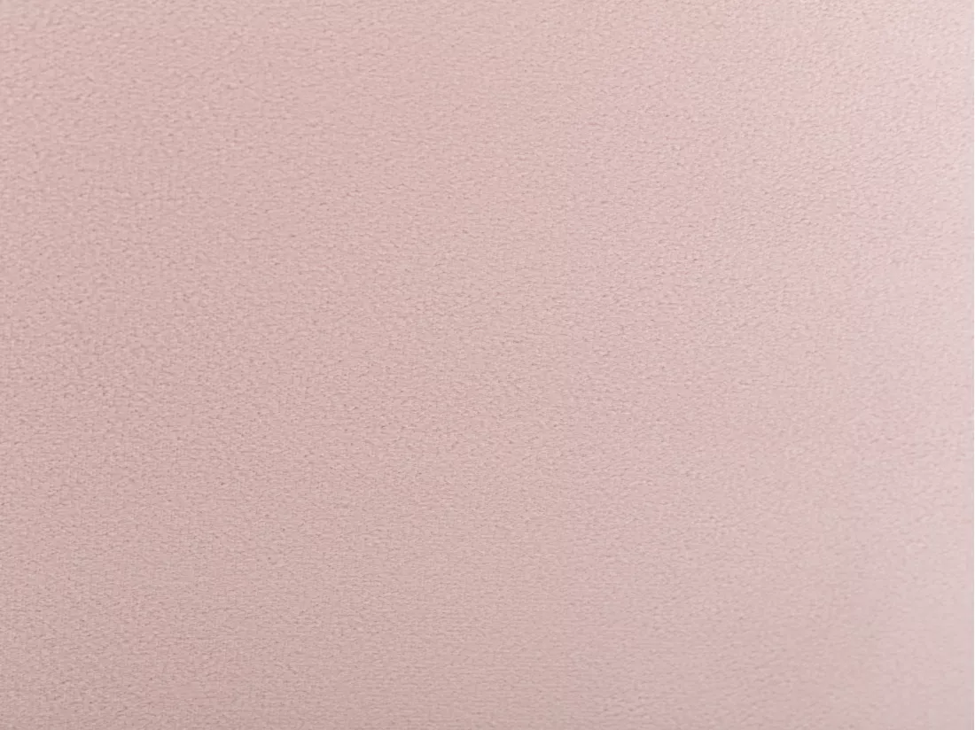 Lit coquillage 140 x 190 cm - Velours - Rose + Matelas - LIVAYA
