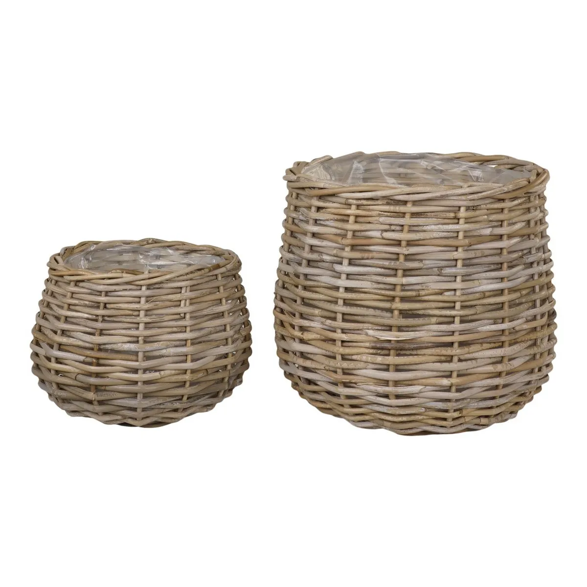 Epikasa 2 Paniers de Rangement Pulo - Marron