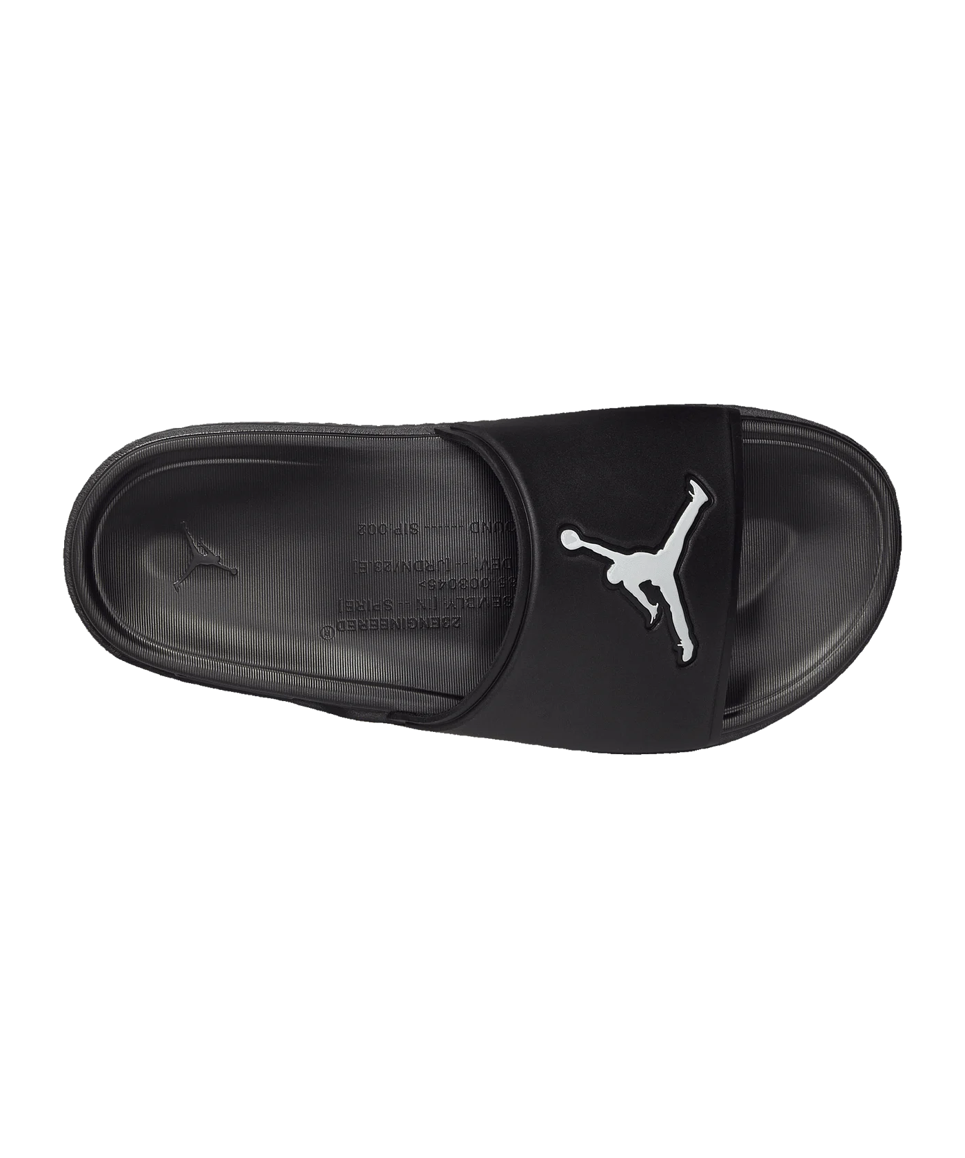 Jordan Play 2.0 Badelatsche Schwarz Weiss F001