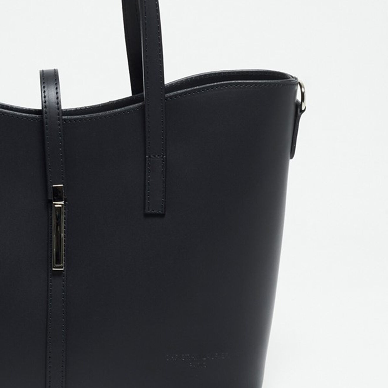 Christian Laurier Sac cabas en Cuir Cécile  noir - 31x26.50x13.5 cm