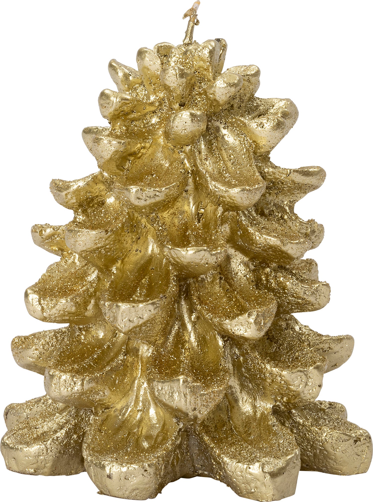 Intratuin stompkaars Dennenappel goud 5 uur D 10 H 9 cm