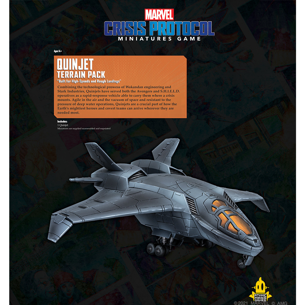 Marvel Crisis Protocol: Quinjet Terrain Pack