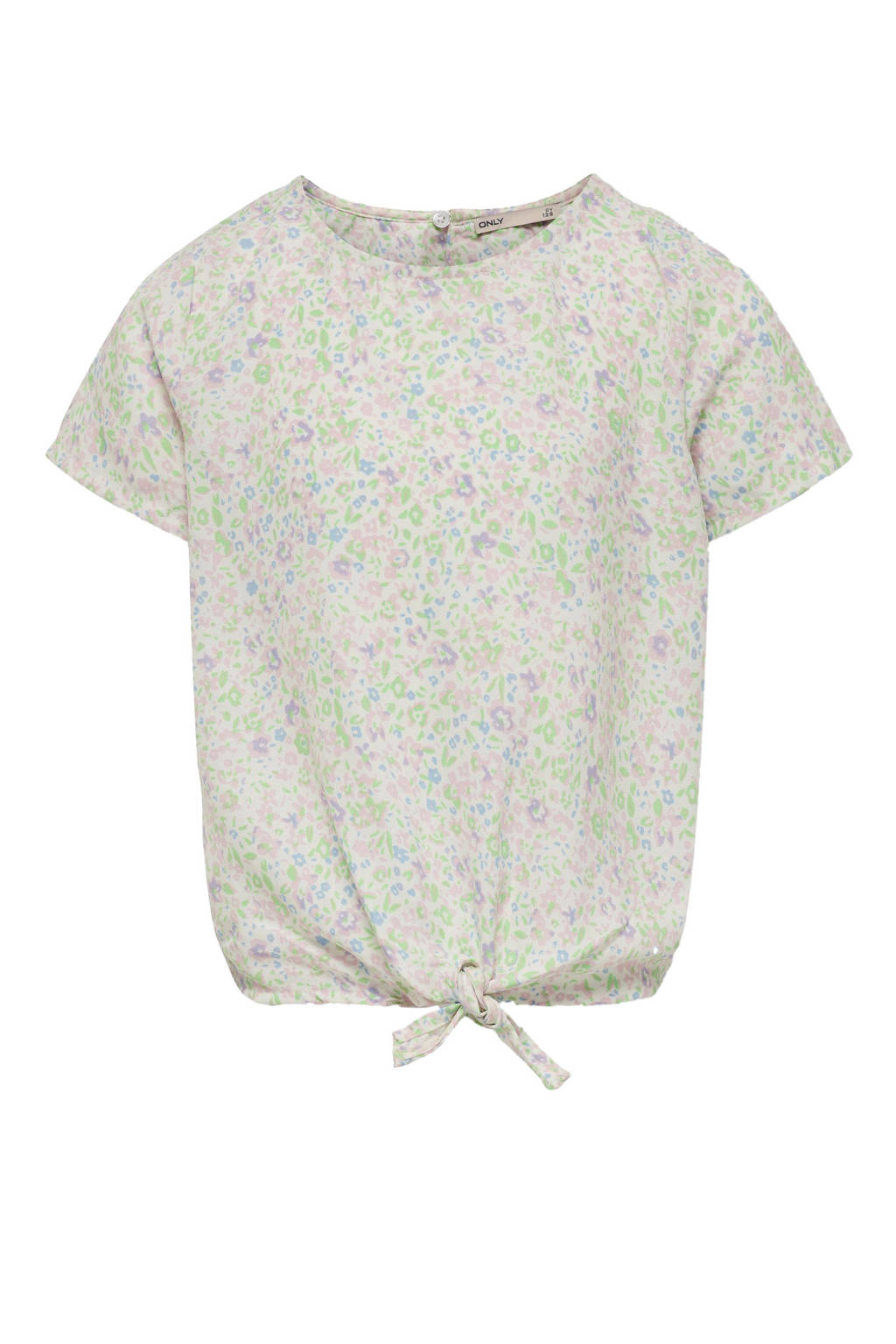ONLY gebloemdetop KOGLINO lichtgroen/roze/lila