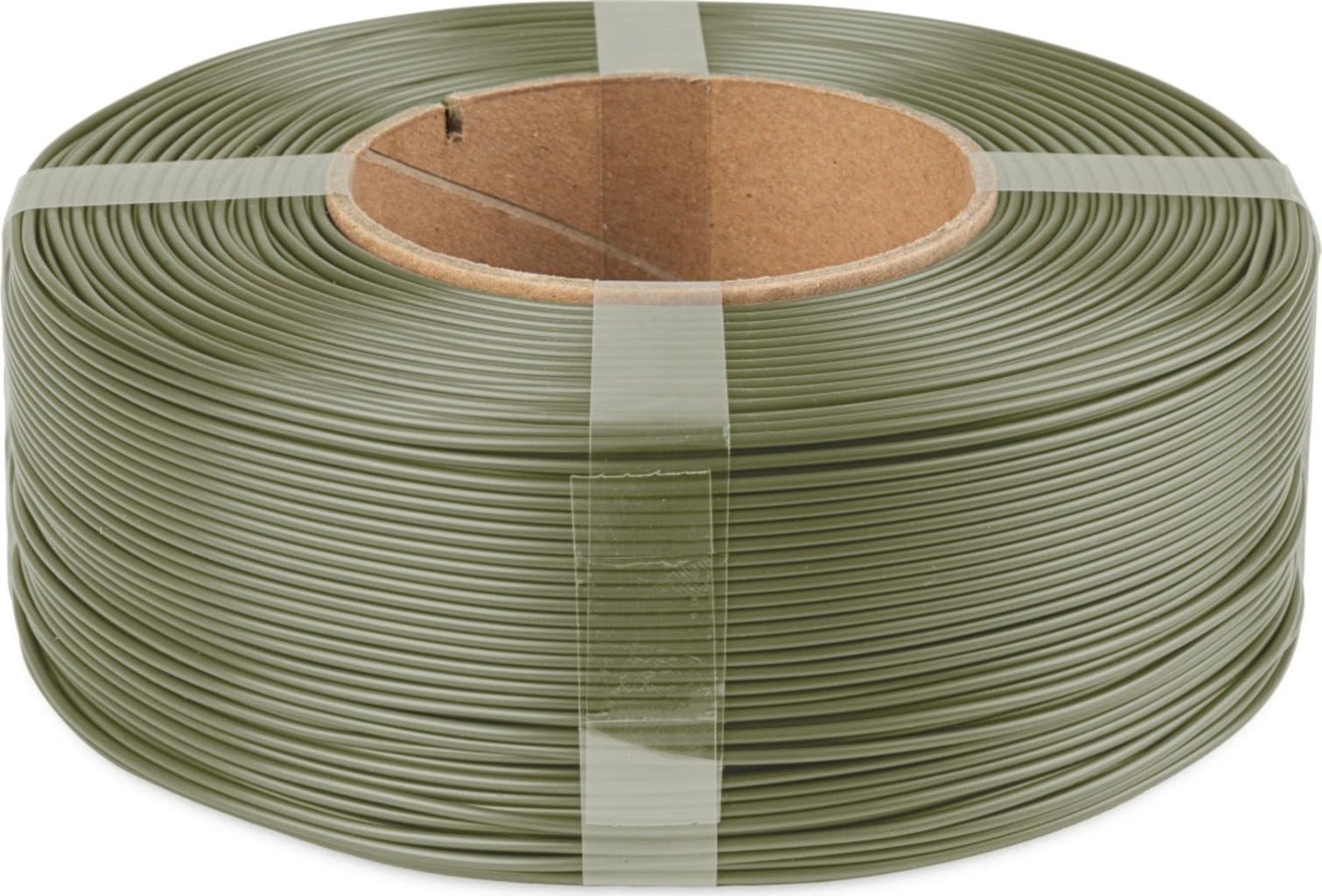 The Filament  Refill PLA Matte Camo Green, 1,75 mm / 1000 g    Mattes PLA ohne Spule für funktionale & dekorative Anwendungen in Camo Green