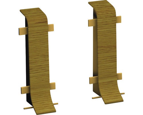 Klemstuk voor plint met kabelgoot, Montana eiken, 50 mm