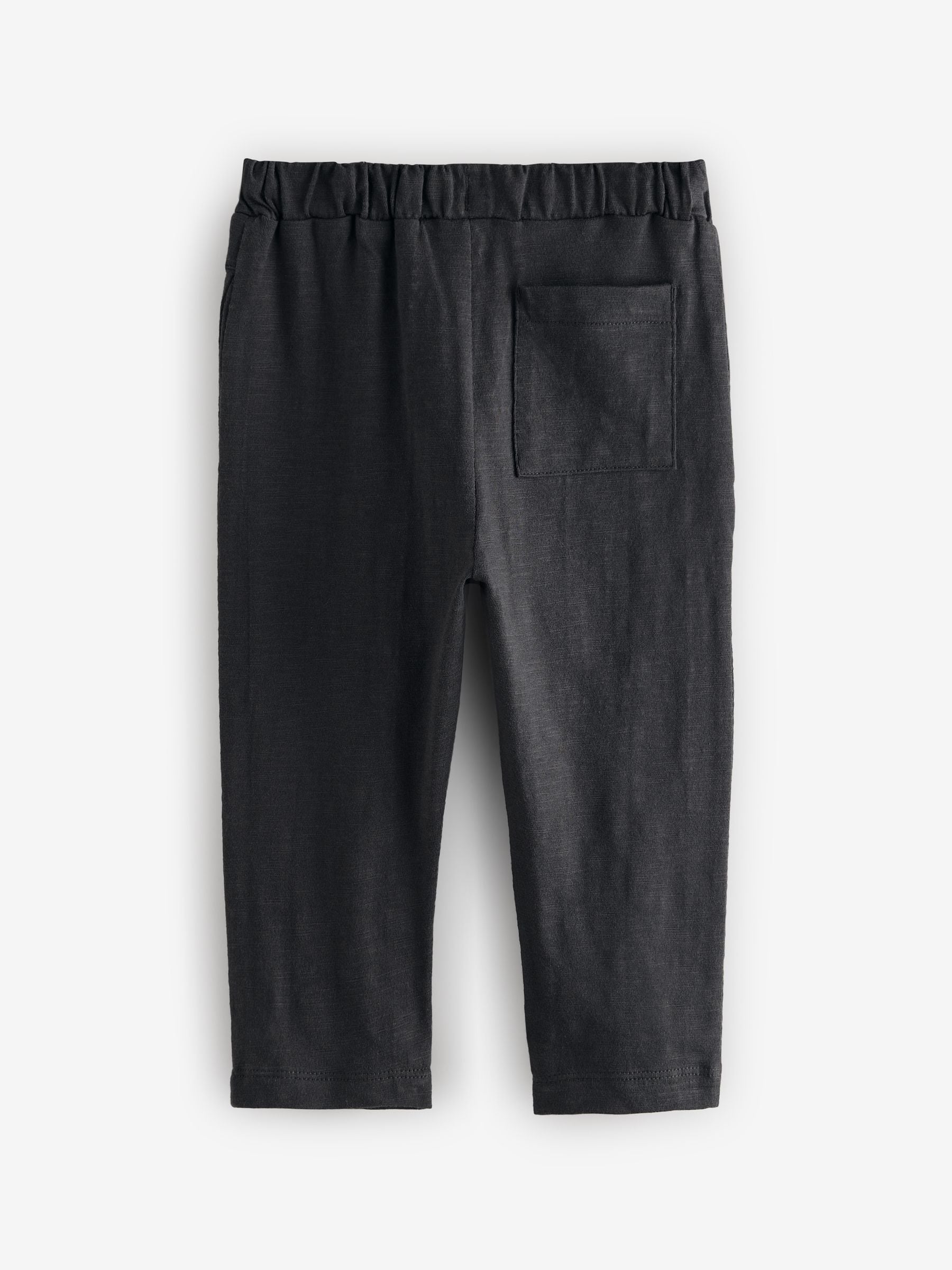Antraciet - Lichte 100% katoenen jersey joggingbroek (3 mnd - 7 jr)
