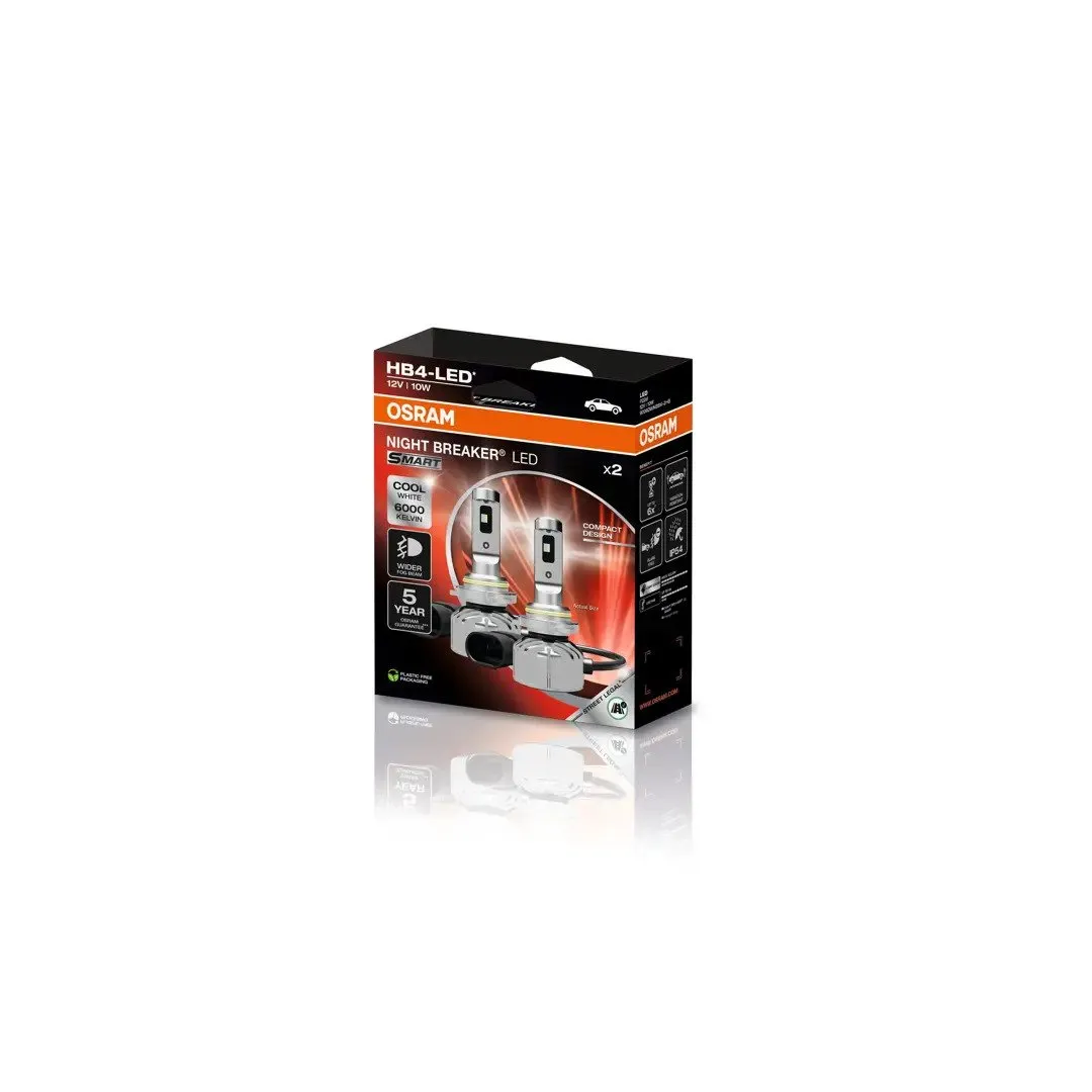 Osram Night Breaker LED Smart - HB4 Bilpærer - ECE Godkendt