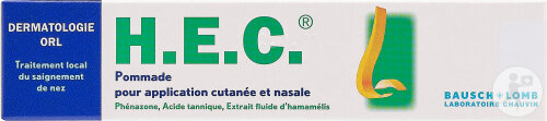 Laboratoire Chauvin H.E.C. Pommade Pour Application Cutanée Et Nasale Saignements De Nez Tube 25g