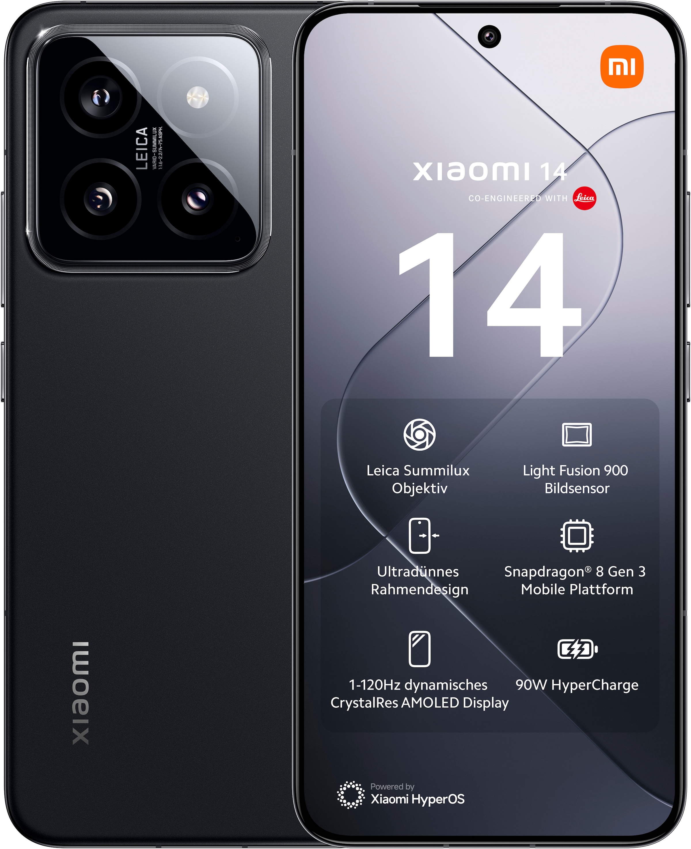 Xiaomi Smartphone »14 12+512 GB« schwarz