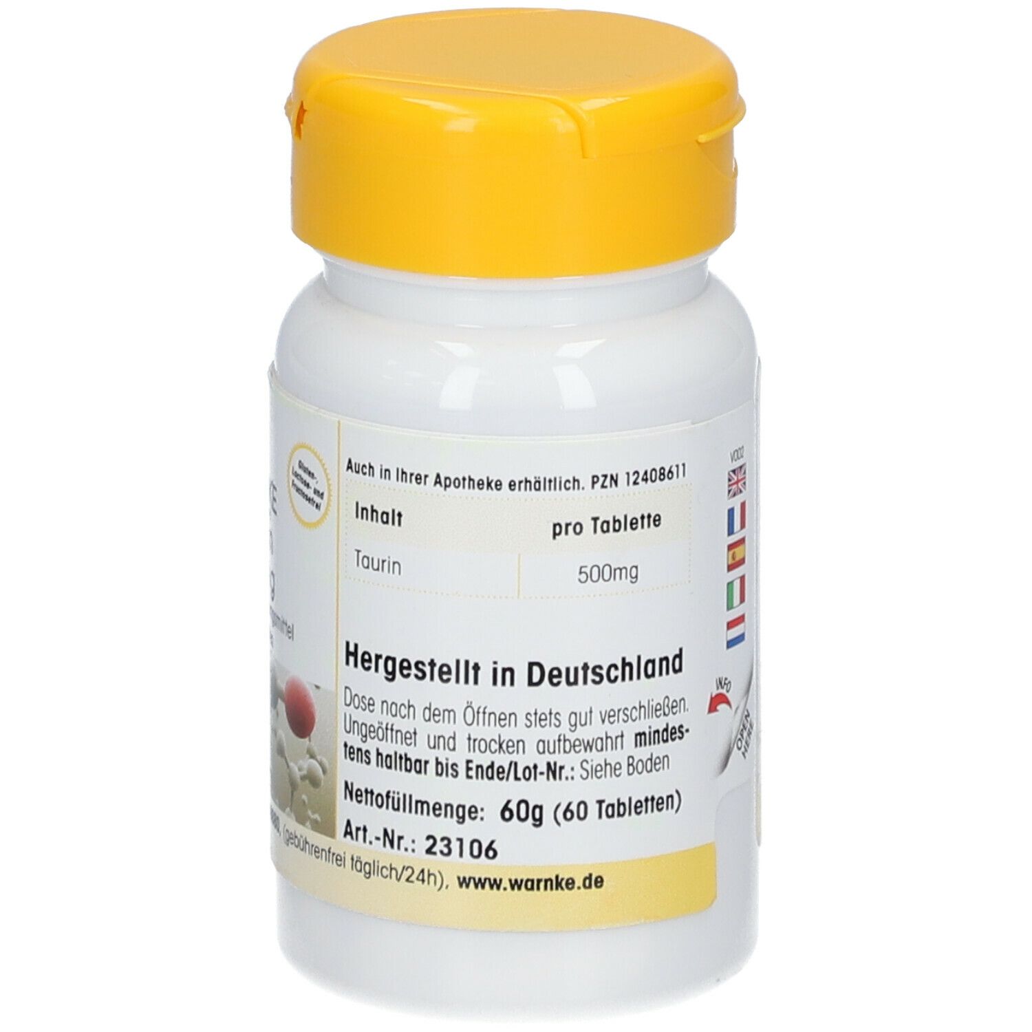 WARNKE Taurin 500 mg