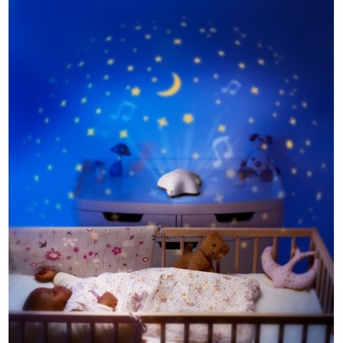 Veilleuse musicale Projecteur d'Etoiles - PABOBO