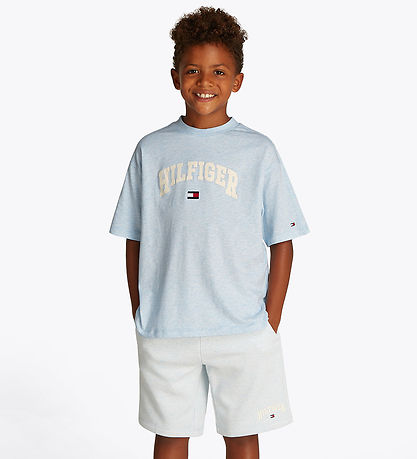 Tommy Hilfiger T-Shirt - Varsity - Luftig Blue Heather