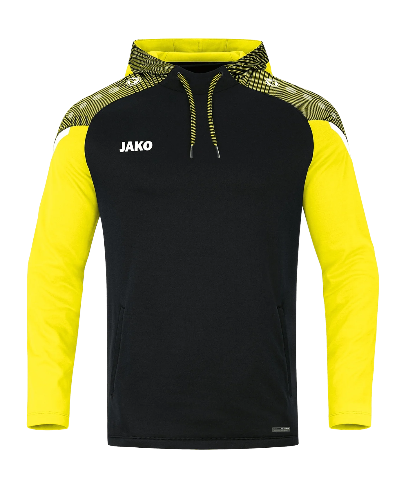 JAKO Performance Hoody Kids Schwarz Gelb F808