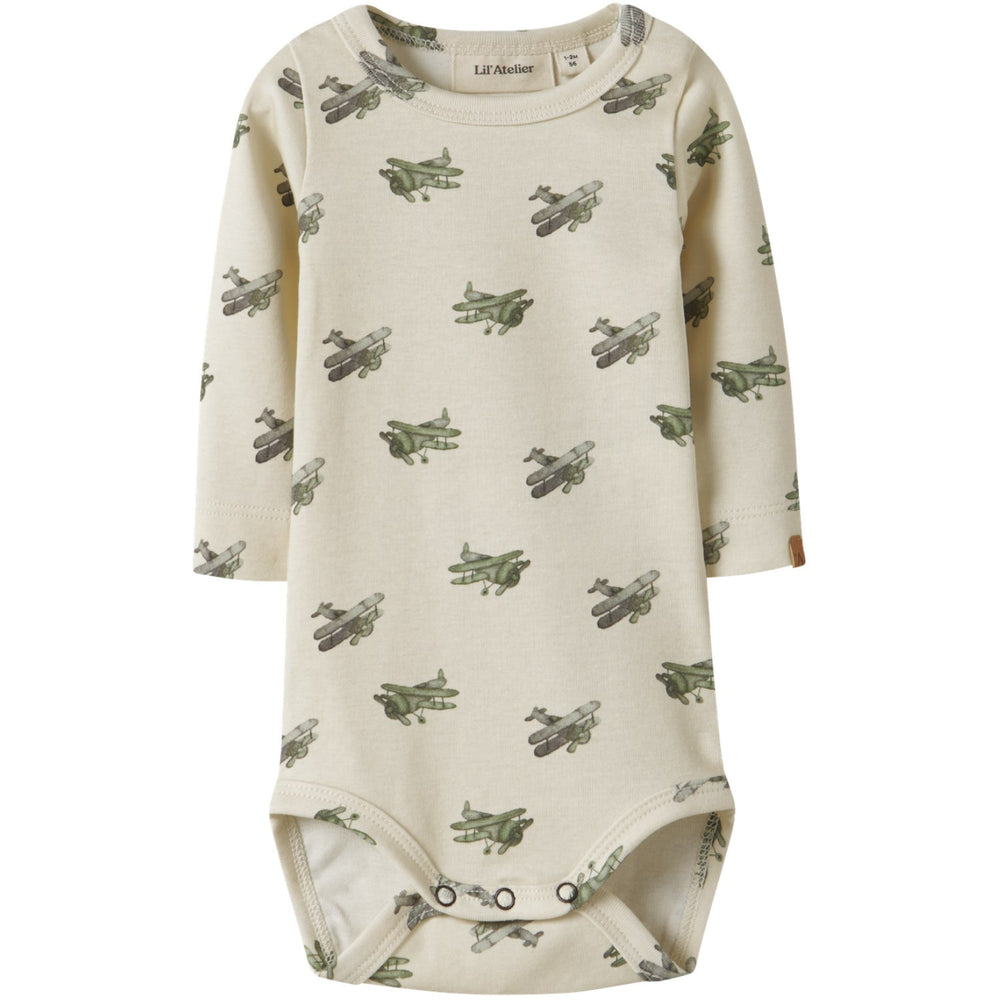 Køb Lil'Atelier Coconut Milk Airplane Nbmlayo Geu Ls Slim Body Lil