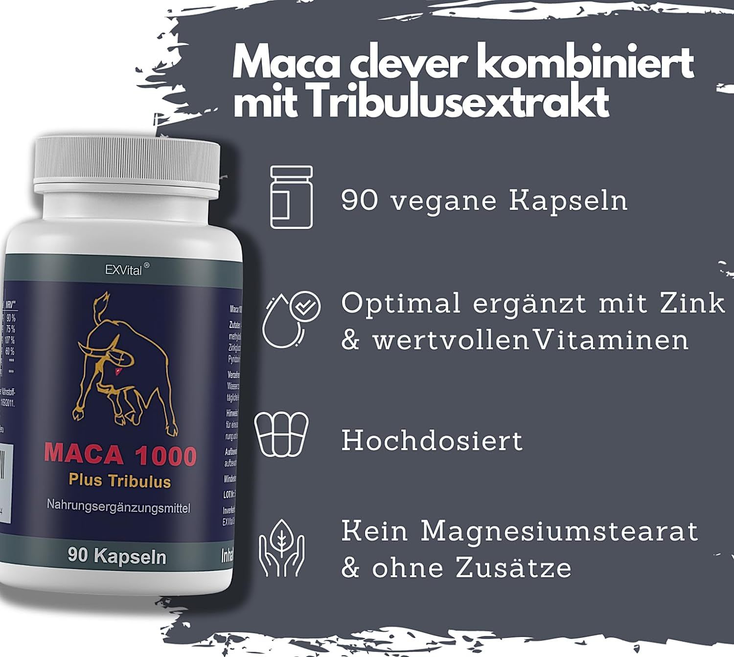 EXVital® Maca 1000 Plus Tribulus