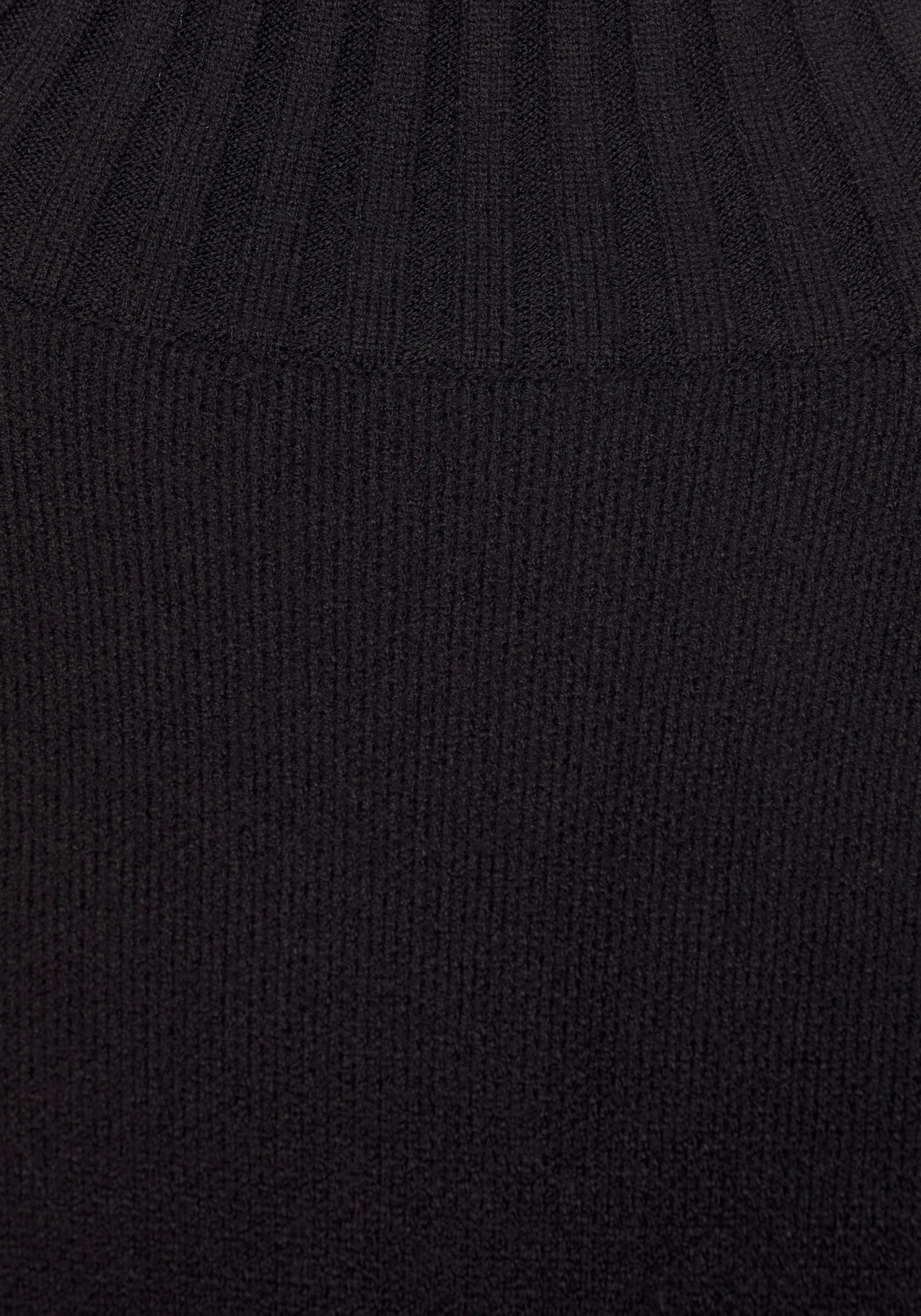 LASCANA Stehkragenpullover , mit breiten Abschlüssen, klassischer Strickpullover