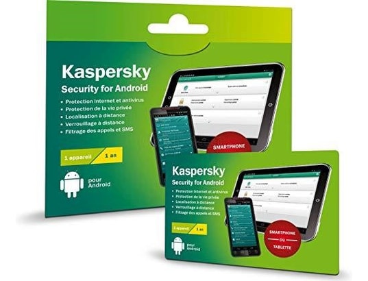 KASPERSKY - Internet security pour android - 1 poste - 1 an