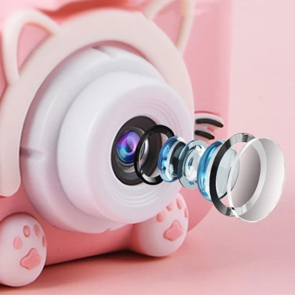 (3MP) Dual Kinder Kamera Fotoapparat in Cartoon Katzen Optik mit 2.0