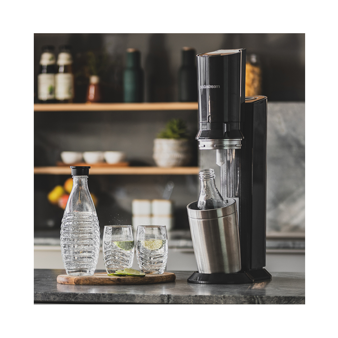 SodaStream Crystal Mega Pack inkl. 3 Glaskaraffen 0.7 Liter