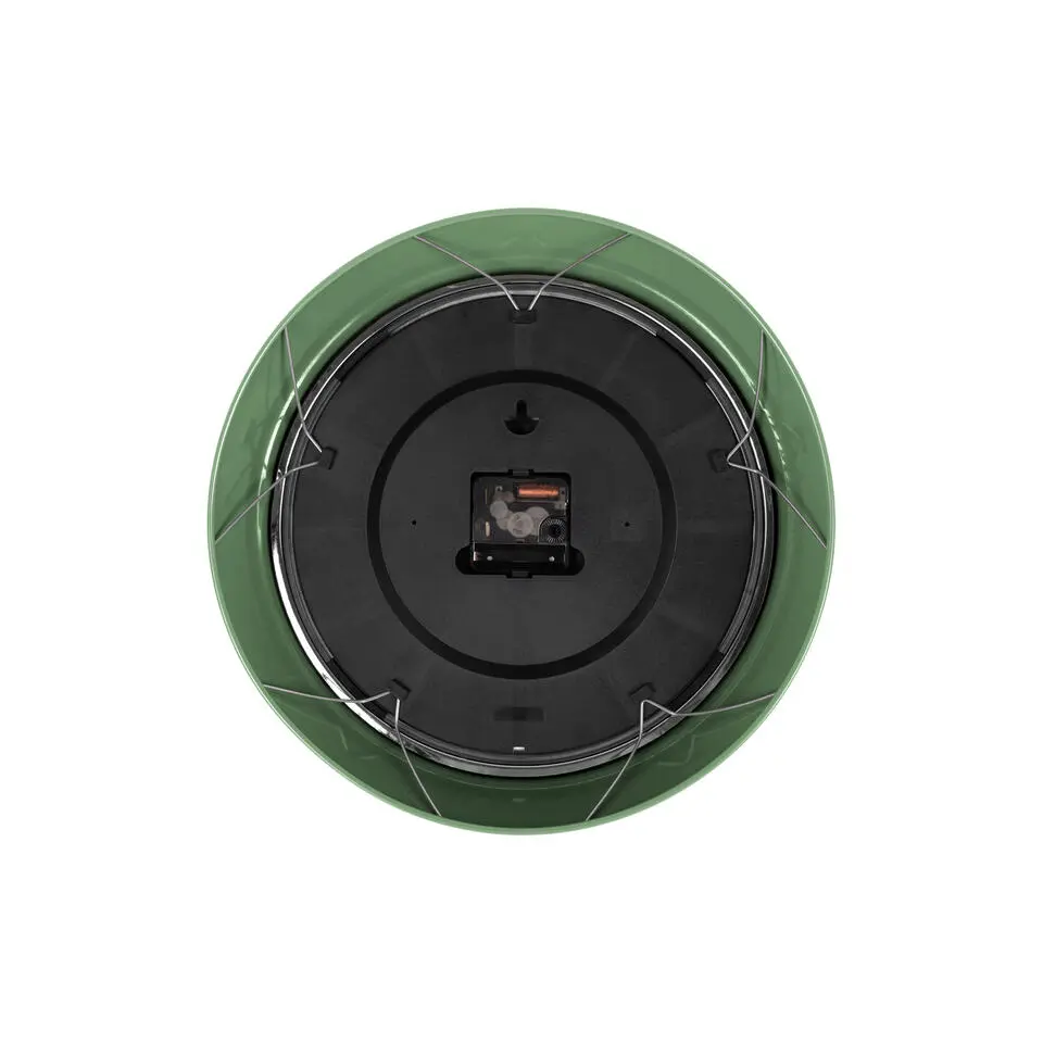 Karlsson - Wandklok Modern Retro - Jungle groen- Ø34cm