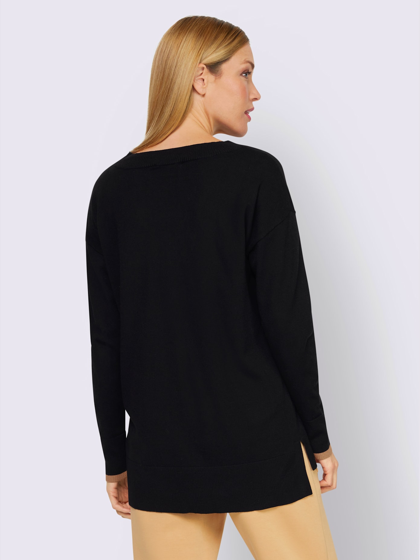 Pull à encolure ronde