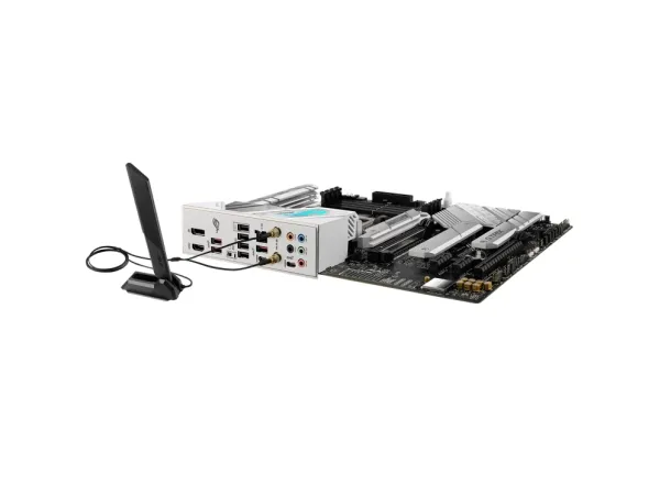 ASUS ROG STRIX B650-A GAMING WIFI - Bundkort - ATX - Socket AM5 - AMD B650 Chipset - USB-C 3.2 Gen 2x2, USB-C 3.2 Gen2, USB 3.2 Gen 2, USB 3.2 Gen 1 - 2.5 Gigabit LAN, Wi-Fi 6, Bluetooth - onboard grafik (CPU påkrævet) - HD Audio (8-kanaler)