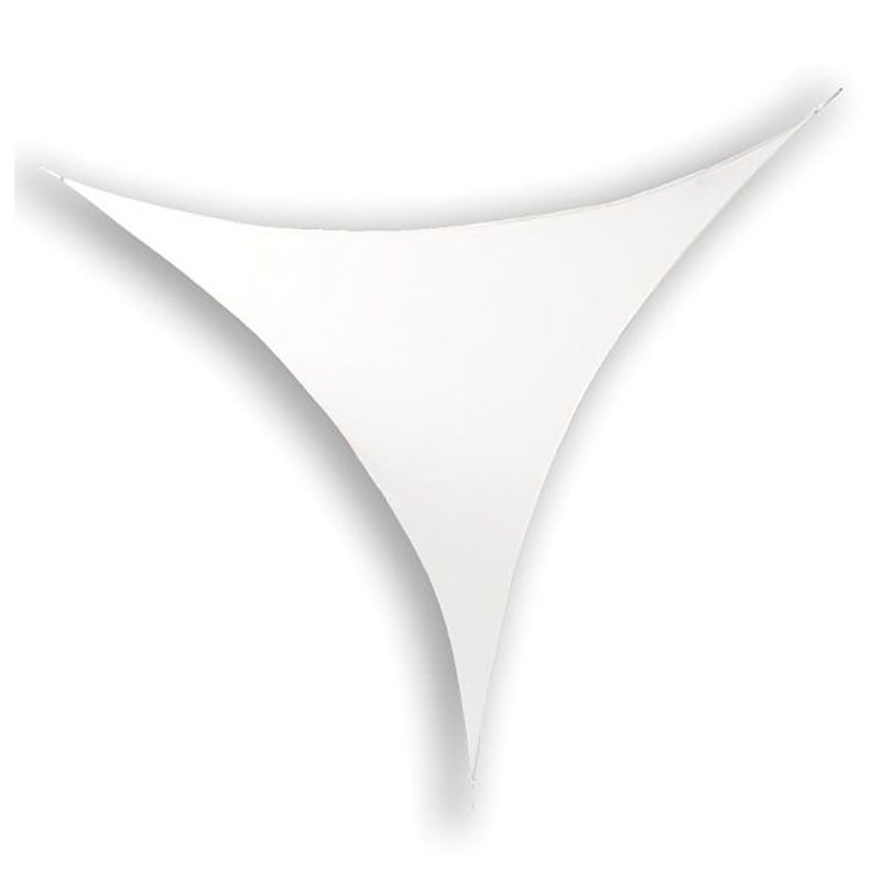 Showtec Stretch Shape Triangle doek wit 250 cm x 125 cm DIN 4102 B1
