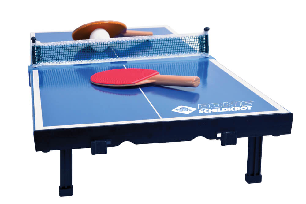 Donic-Schildkröt - TT-Tisch Minitisch-Set MINI (Spielfläche 66 x 33cm, H= 9cm)