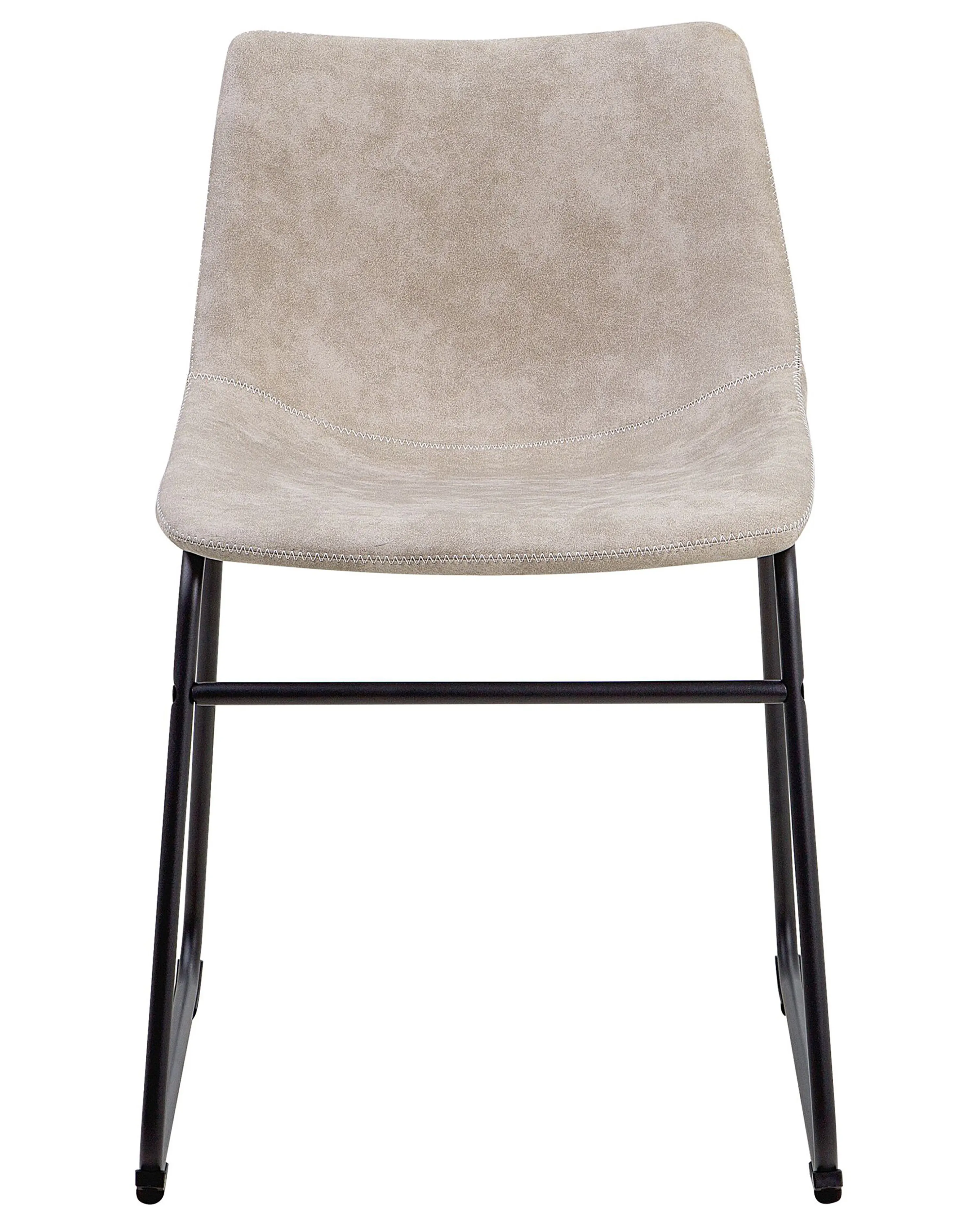 Set van 2 eetkamerstoelen BATAVIA Stof Beige
