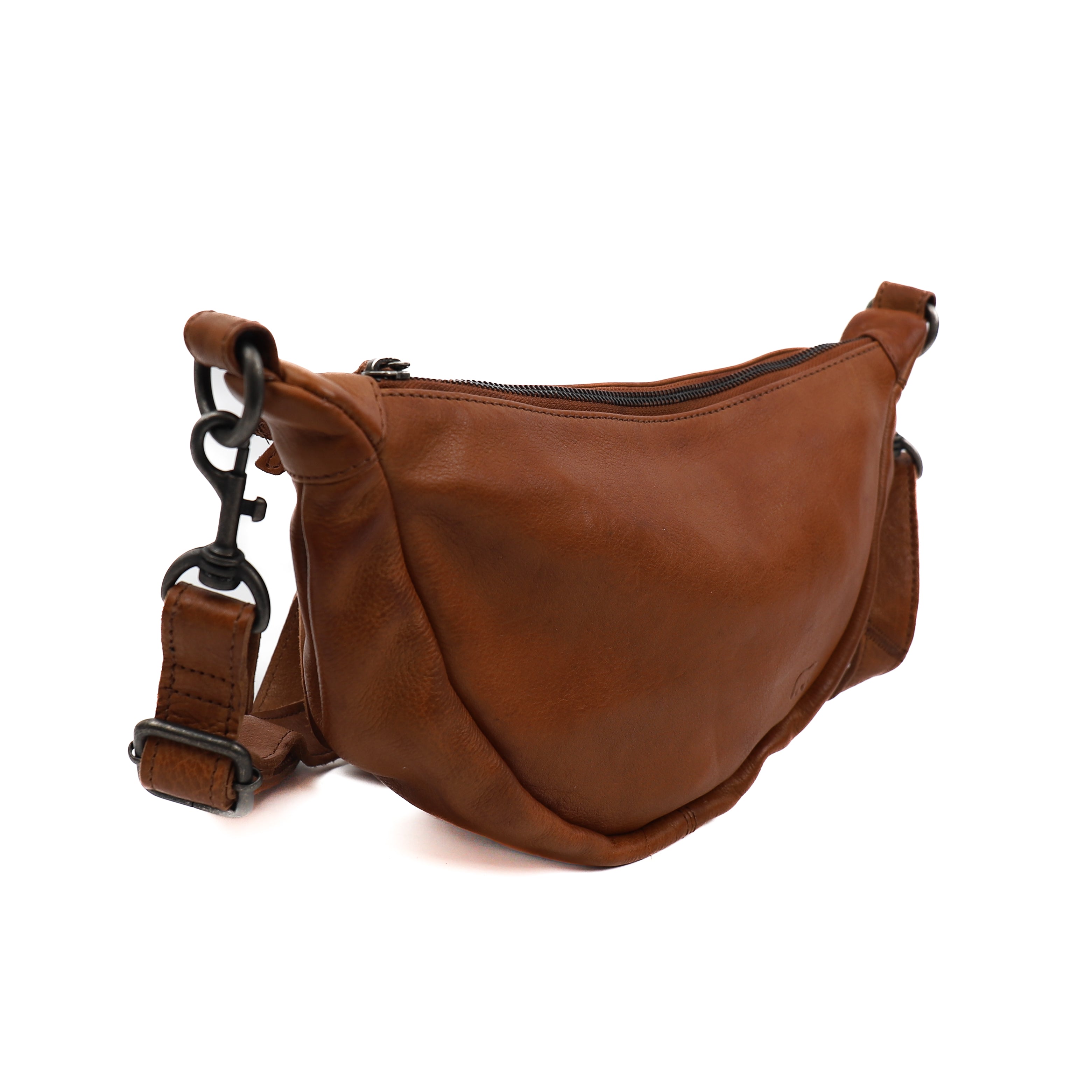 Crossbody tasje 'Toon' cognac Cognac