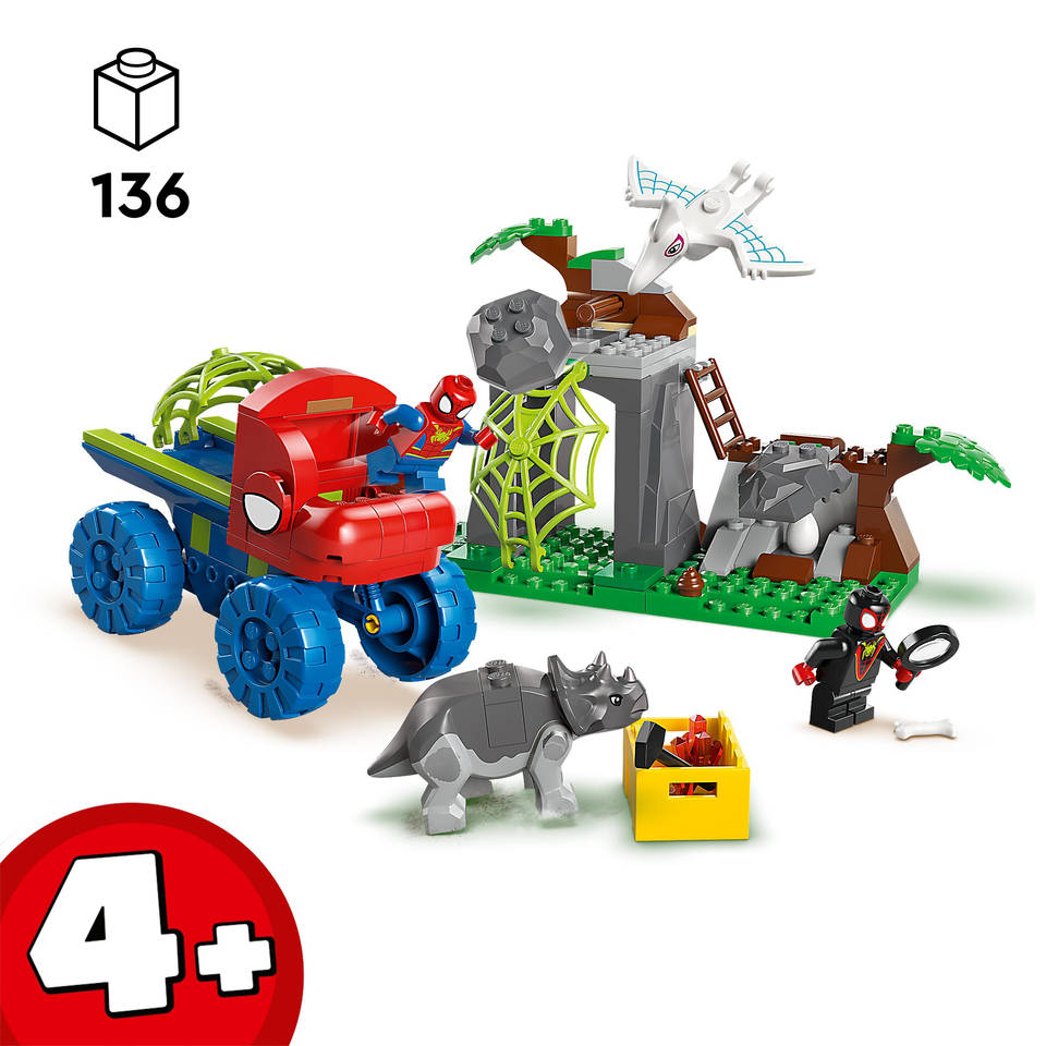 LEGO Marvel Team Spidey reddingsmissie met dinotruck 11199
