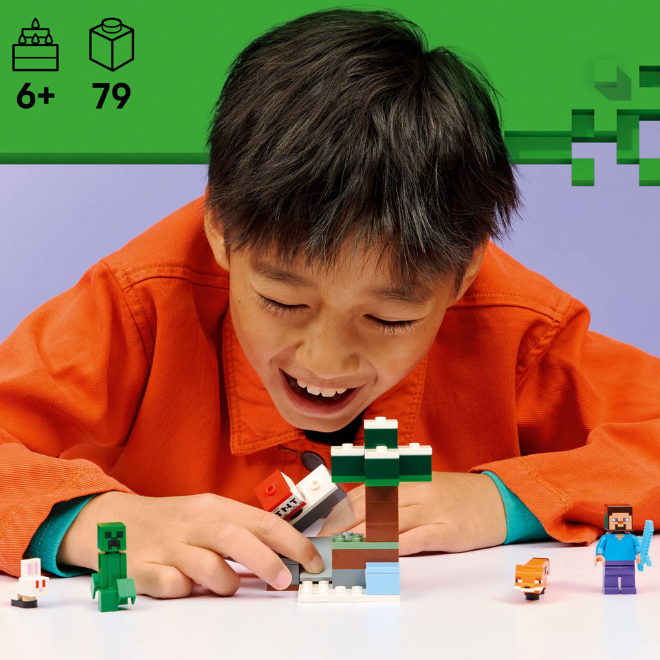 LEGO Minecraft Steve's Taiga-avontuur 21583