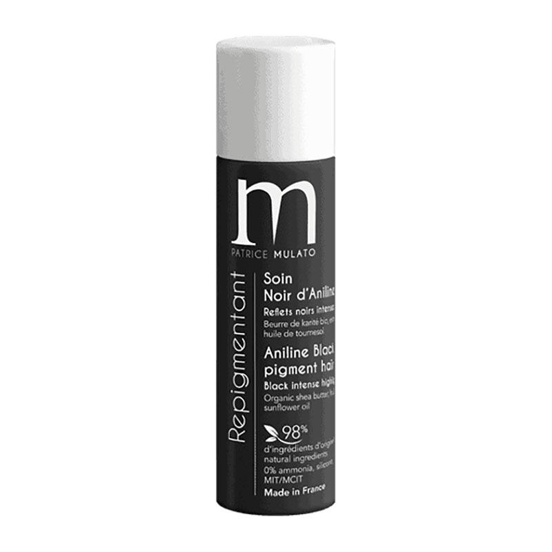 Soin repigmentant format voyage noir d'aniline